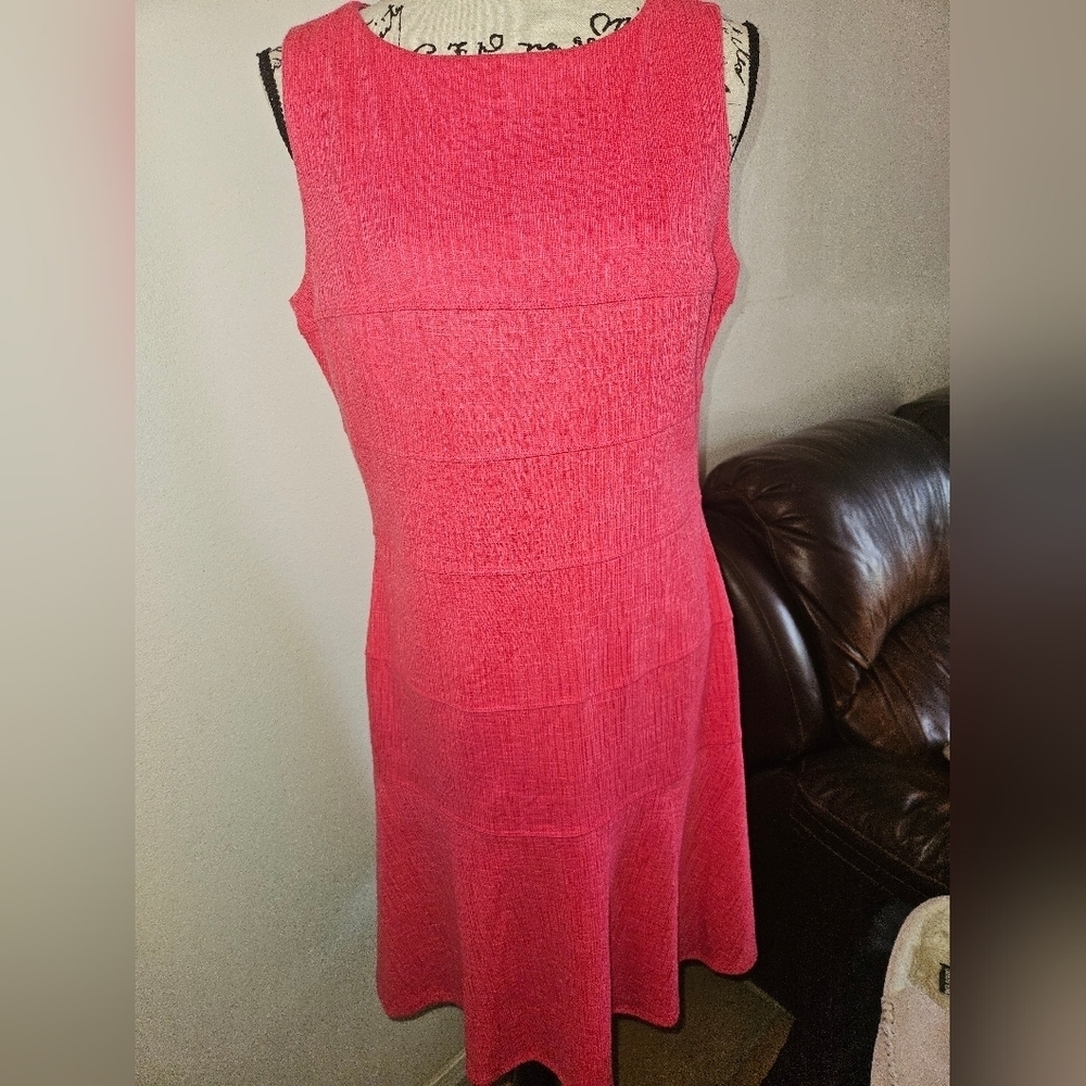 Enfocus Studio Hot Pink Sleeveless Dress Size 12